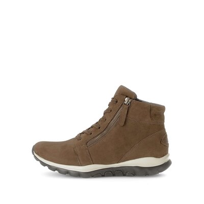Hoge sneaker bruin