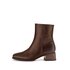 Elegante enkellaarsjes bruin