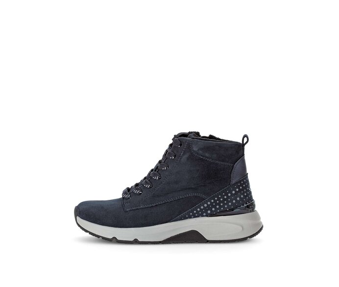 Sportliche Stiefelette blau #0