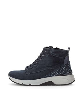Sportliche Stiefelette blau