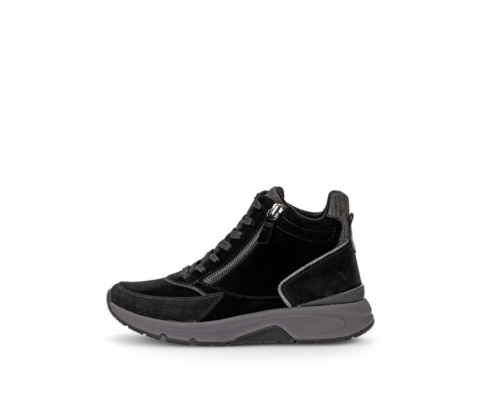 Sportliche Stiefelette schwarz #0
