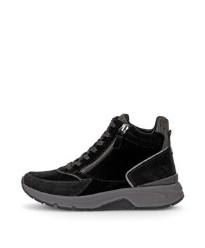 Sportliche Stiefelette schwarz