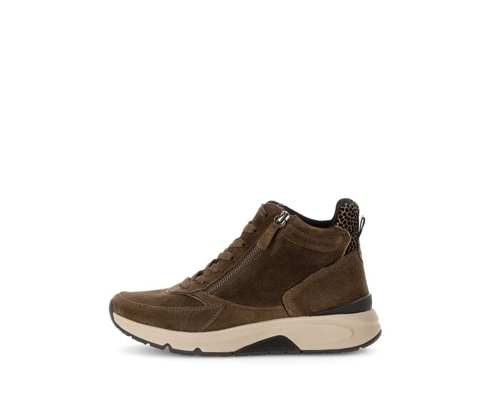 Sportliche Stiefelette braun #0
