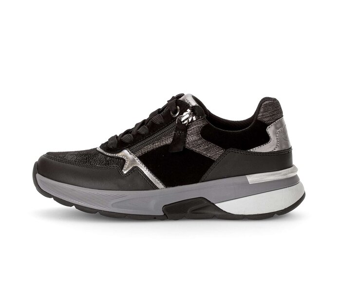 Lage sneaker zwart #0