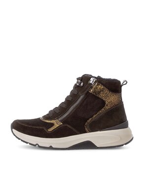 Sneaker high braun