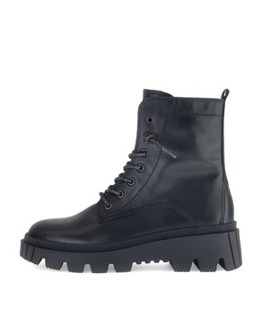 Schnürstiefelette schwarz