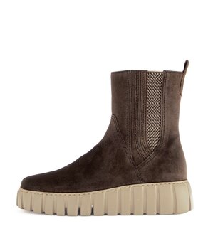 Plateau Stiefelette braun
