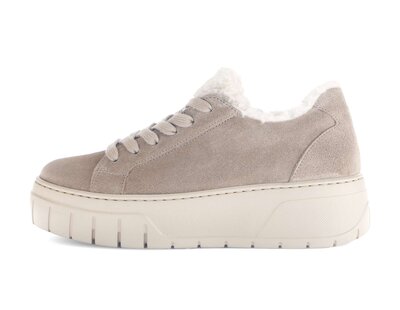 Sneakers basse beige