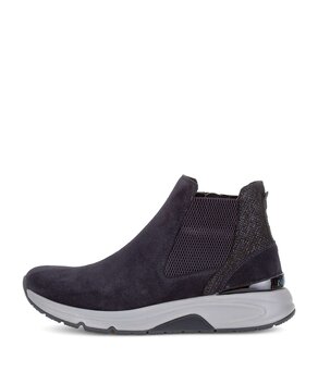 Sportliche Stiefelette blau