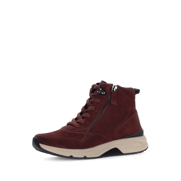 Sportliche Stiefelette rot #2