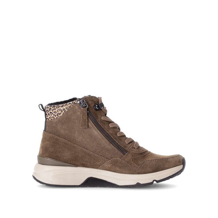 Sportliche Stiefelette braun #1