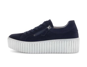 Lage sneaker blauw
