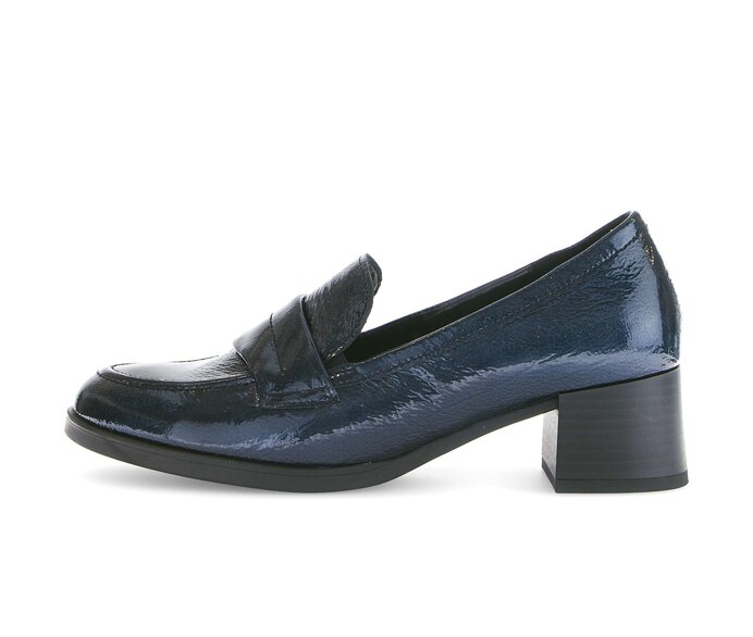 Chaussures emboîtantes à talon bleu #0