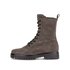 Schnürstiefelette braun
