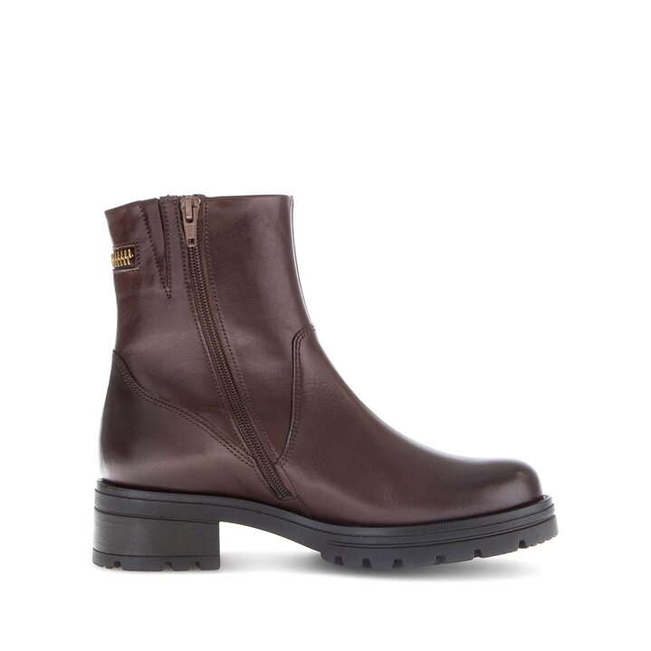 Sportliche Stiefelette braun #1