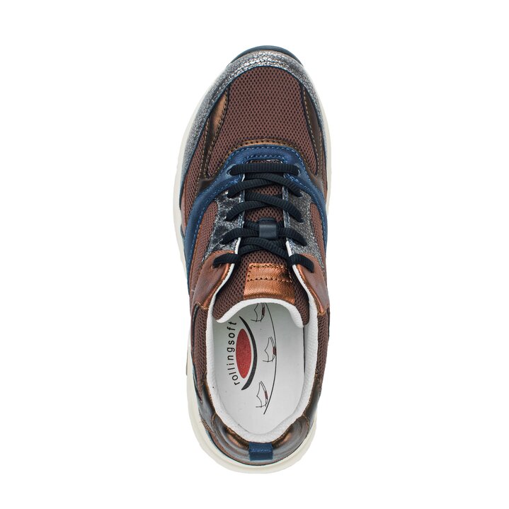 Sneakers basse marrone #5