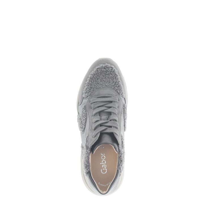 Lage sneaker grijs #5