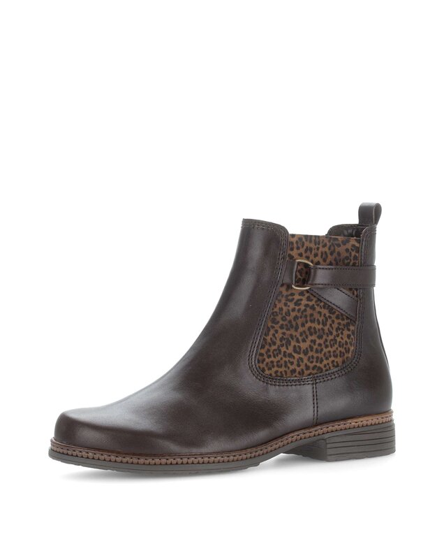 Chelsea Boot Glattleder braun Gabor