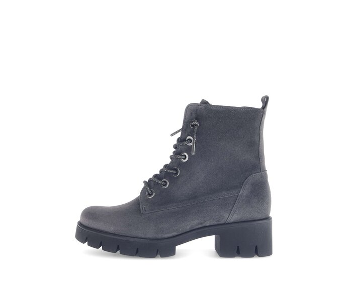 Schnürstiefelette grau #0