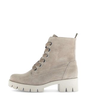 Stivaletto stringato beige