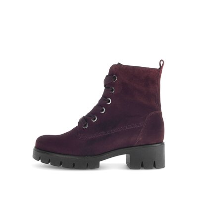 Snörstövletter röd