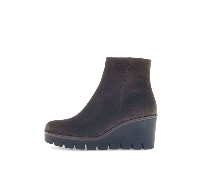 Bottine plateau marron #0