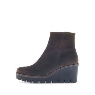 Bottine plateau marron