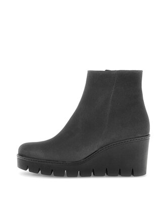 Stivaletto con plateau grigio