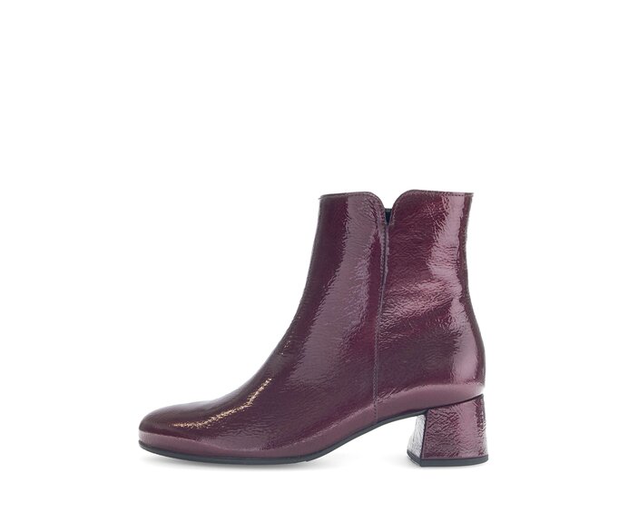Elegante Stiefelette rot #0