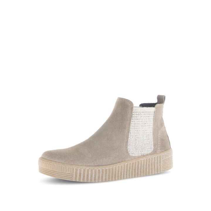 Bottine Chelsea beige #2