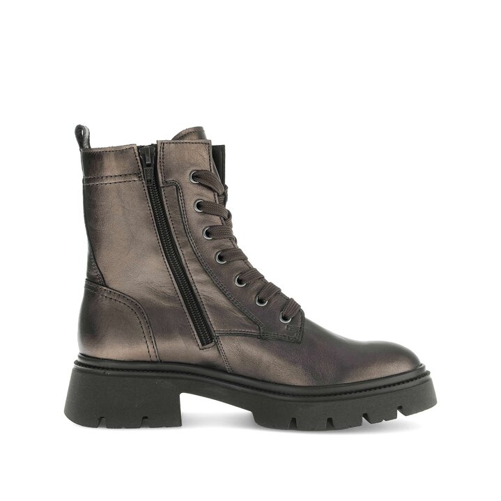 Bottine à lacets bronze #1