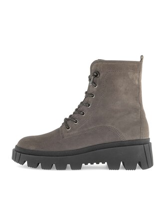 Schnürstiefelette braun