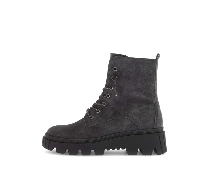 Bottine à lacets gris #0