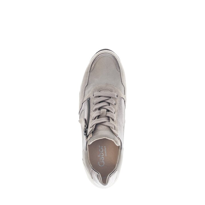 Sneakers basse grigio #5