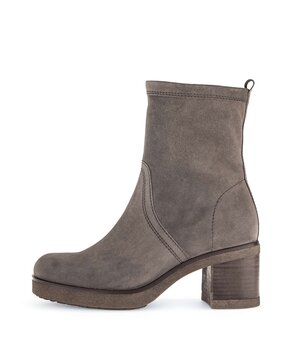 Stivaletto con plateau marrone