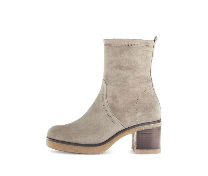 Bottine plateau beige #0