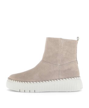 Winter enkellaarsje beige