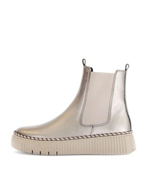Bottine Chelsea beige