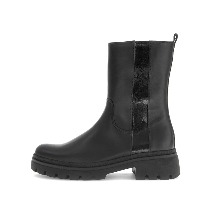 Sportliche Stiefelette schwarz #0