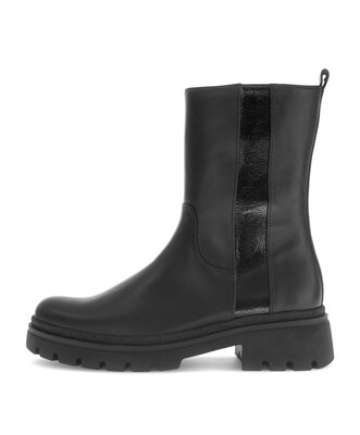 Sportliche Stiefelette schwarz