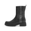 Sportliche Stiefelette schwarz