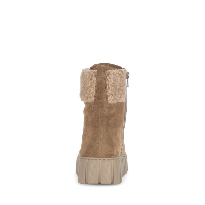 Bottine plateau marron #3