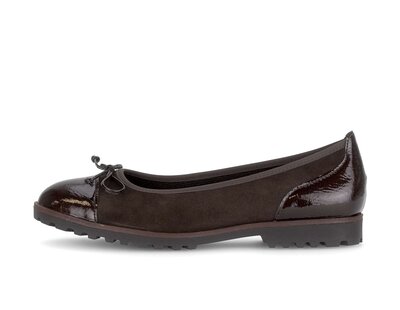Ballerine sportive marron