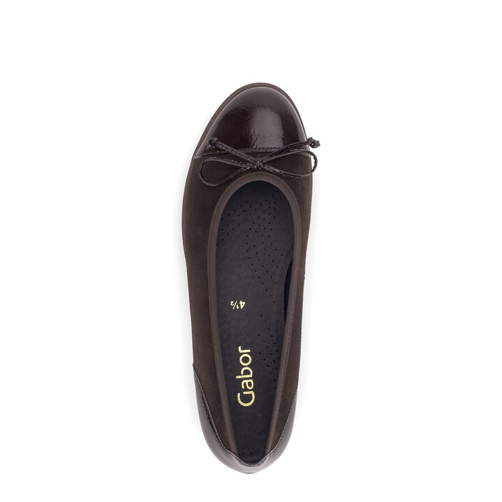 Ballerine sportive marron #5