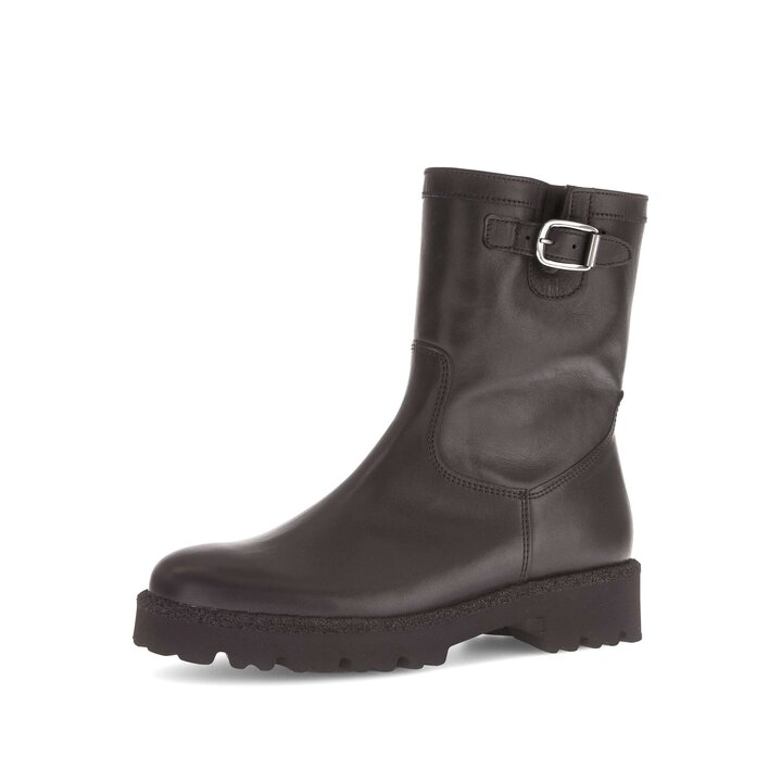 Enkellaarsjes op plateau bruin #2