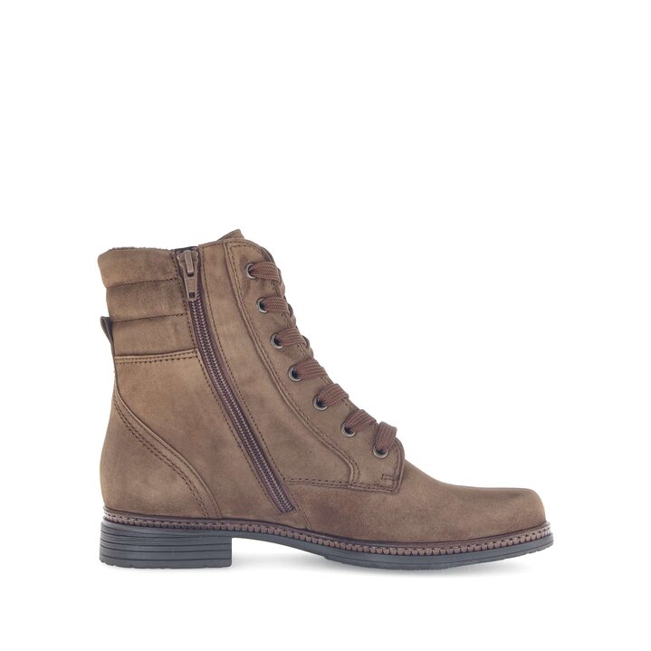 Schnürstiefelette braun #1