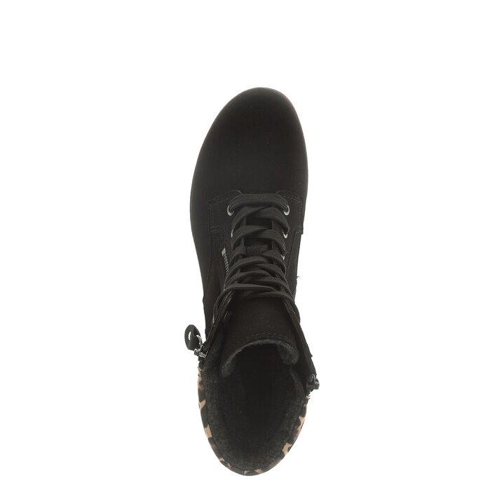 Enkellaarsjes met veter zwart #5