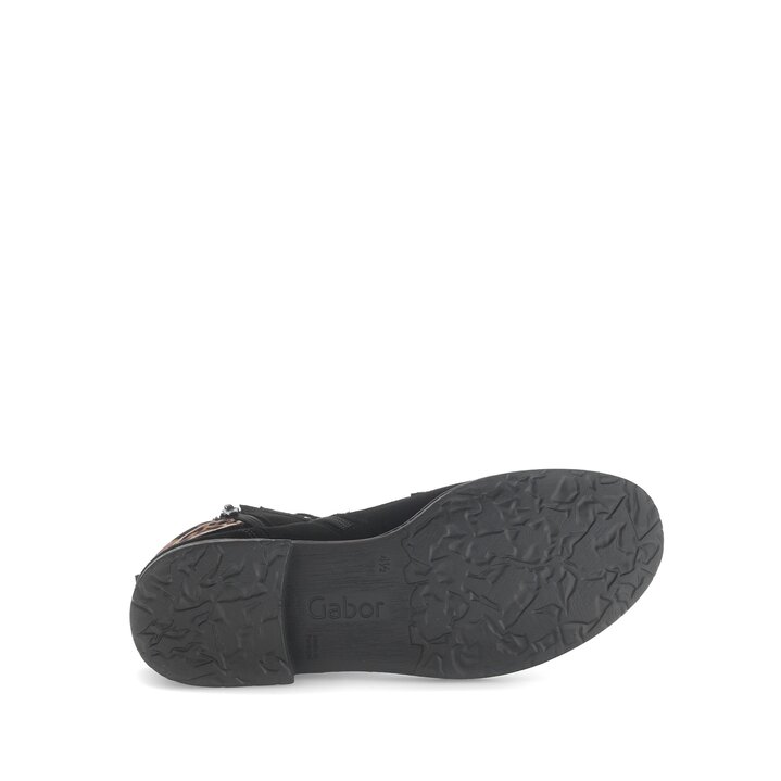 Enkellaarsjes met veter zwart #4