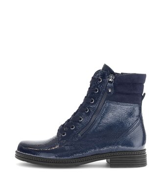 Stivaletto stringato blu