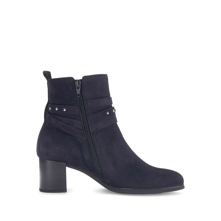 Elegante Stiefelette Blau #1
